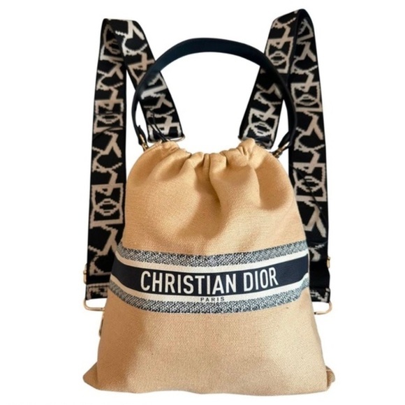 NEW Dior Drawstring Pouch Bag - Picture 4 of 4